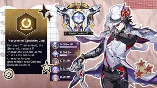 ashveil destroys WC40 with 8 Break and 4 Galaxy Rangers! Currency Wars showcase | HSR