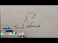 How-to draw sparrow | step by step tutorial 