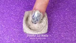 銀鏡美人魚指甲 Mermaid Chrome Nails by Pretty Lil Nails