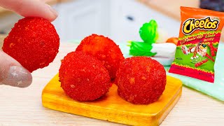 Best Of Fast Food❤️How To Cook Crispy Fried Cheetos Cheese Balls- Miniature Cooking| Tiny Cooking