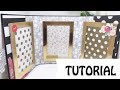 Tutorial: marco de fotos con estructura trifold, el regalo perfecto