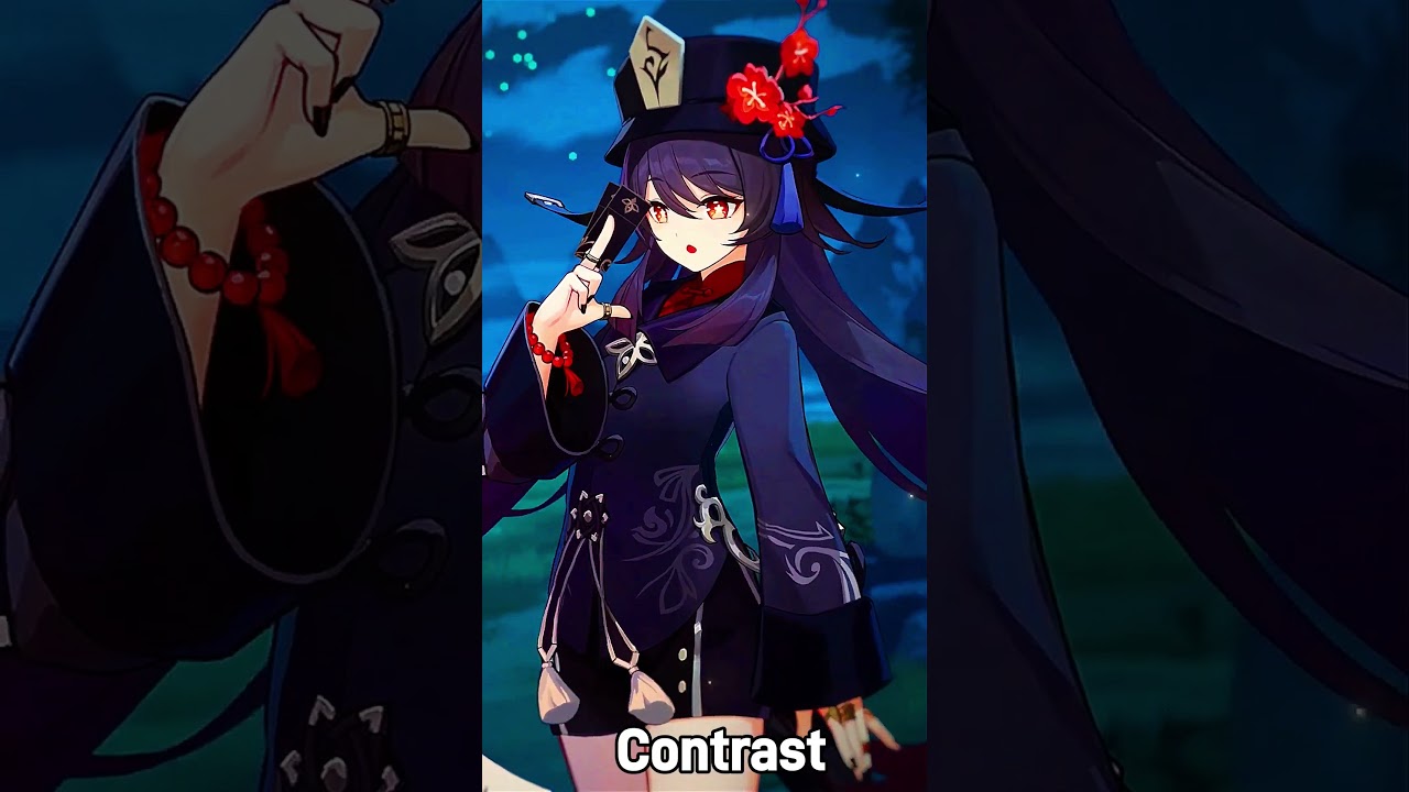 Hutao live2d with different quality                 #genshinimpact #genshin #genshin #edit #hutao