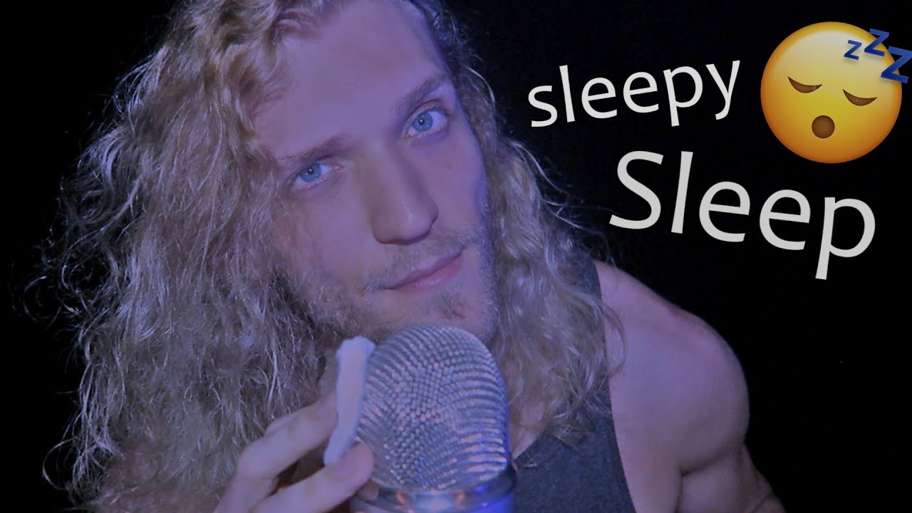 ASMR Sleep Relaxation 🥱😴😪 Relaxing Male Voice, Rain Sounds, Ramble, Hand Movements, Face Touching ❄️