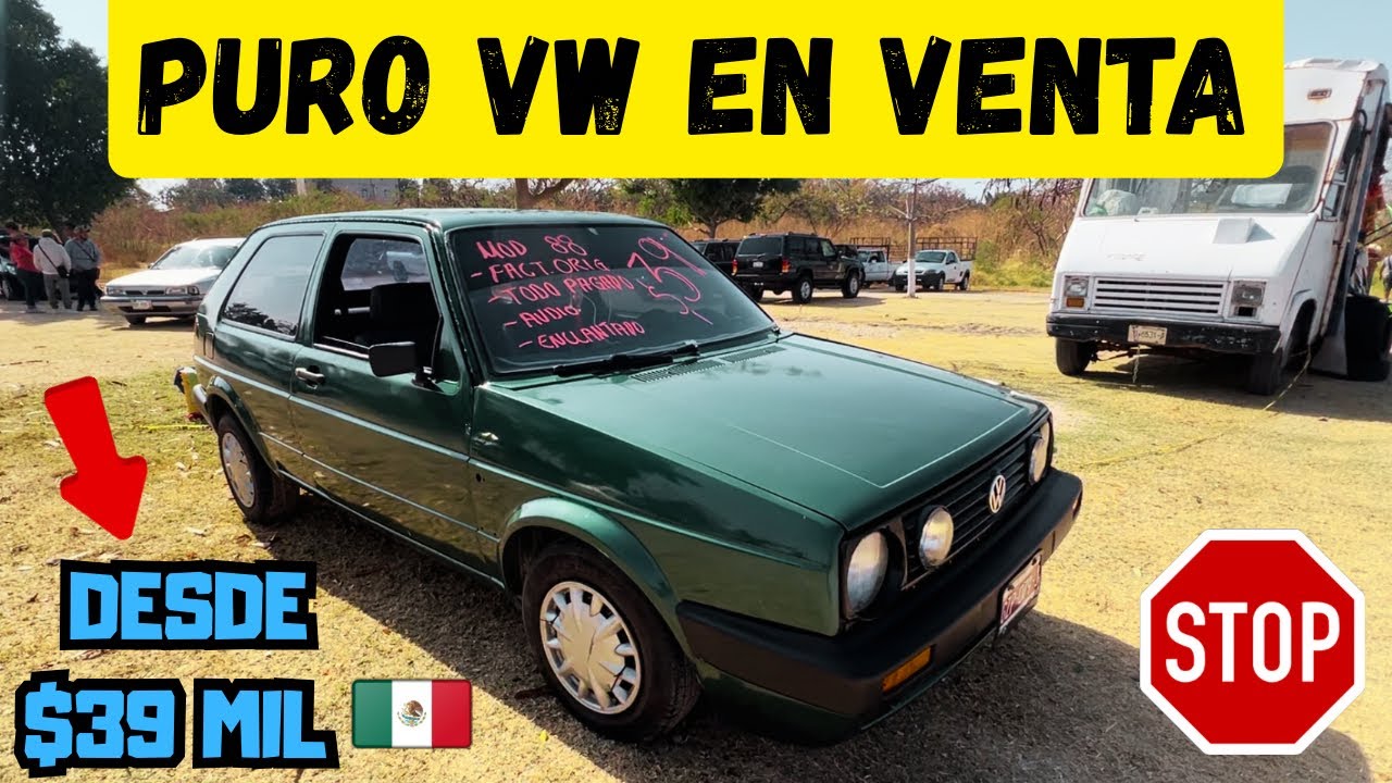 Autos VOLKSWAGEN en venta DESDE $39 MIL / VW GOLF, POINTER,JETTA,VENTO,VW LUPO-Tianguis de autos