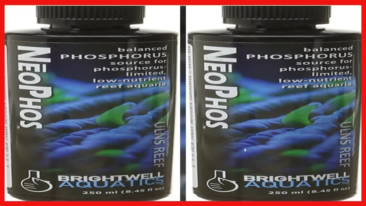 Brightwell Aquatics NeoPhos Phosphorus Supplement for Ultra Low ... - Reef-Safe Aquarium Nutrient Providers