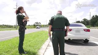 On patrol with the Lake County Sheriff's Office.