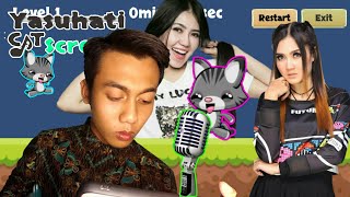 Main Game Sambil BerKARAOKE riya - YASUHATI cat Scream screenshot 2
