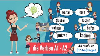 Deutsch lernen | deutsch A1 - A2 | die Verben 02 | easy german