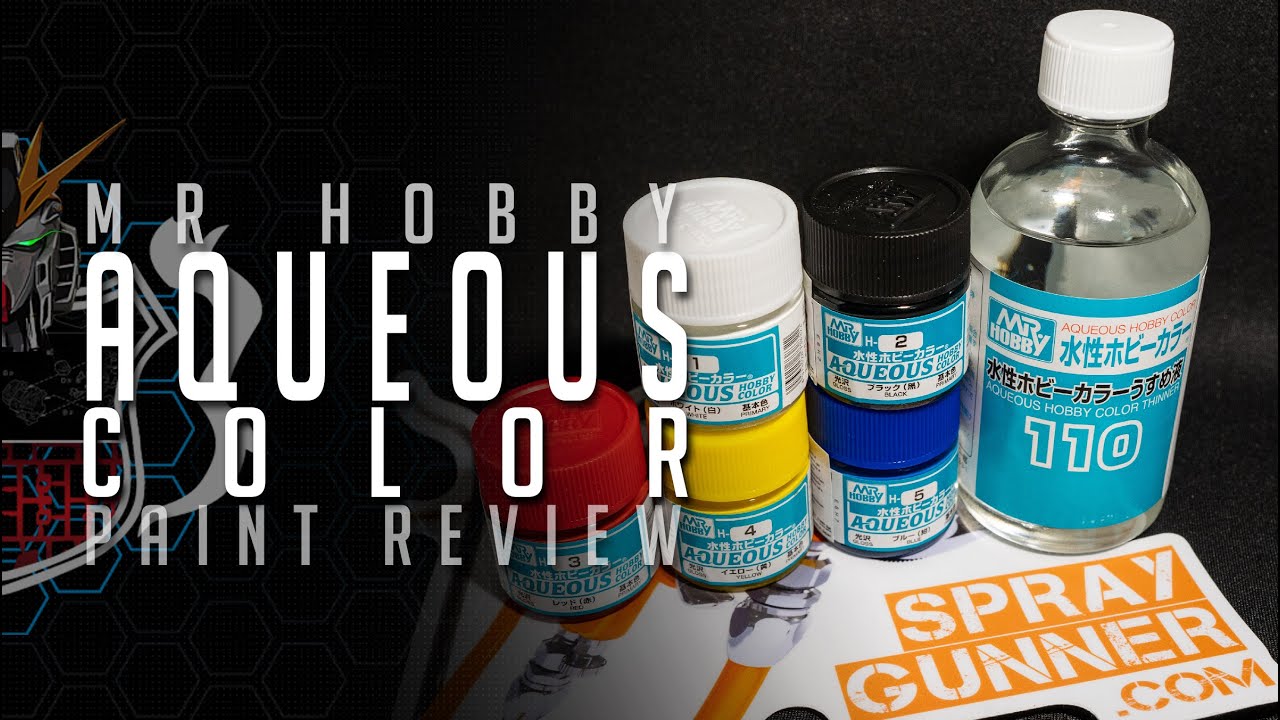 New Acrylics for your Gunpla!!! Mr Hobby Aqueous Paint Review YouTube