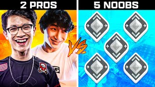 Can 2 PROS Beat 5 NOOBS in VALORANT?! | XSET zekken