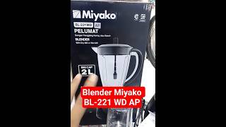 Review Blender Miyako BL-221WD AP 2in1 New Black Series