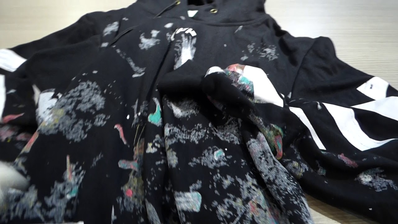 オフホワイト Off White プルオーバーパーカー 偽物の見分け方 Youtube