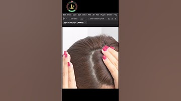 remove dandruff in one sweep with photoshop #shorts #photoshop #design #trending #viralshorts #love