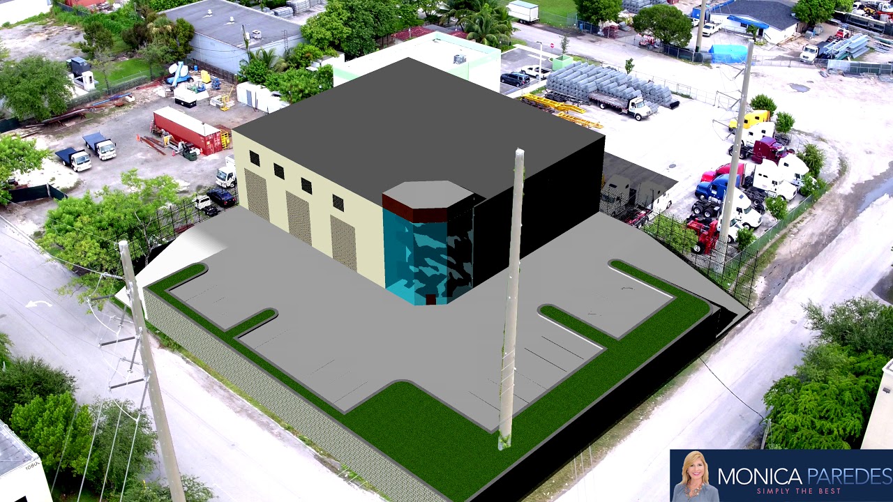 Commerical Building Drone Video