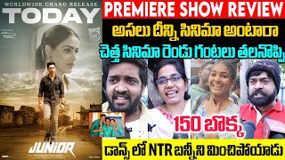 Junior Movie Imax Genuine Review Gali Janardhana Reddy Son Kireeti Genelia Sreeleela Sidhutv