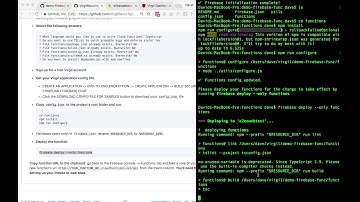 E2EE Firebase JavaScript app + backend setup (complete)