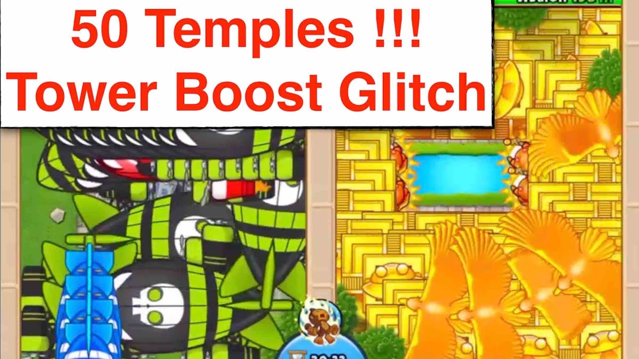 Awesome Sun God Temple Glitch | Bloons TD Battles W/ Yofacex & Zeth (in the background)