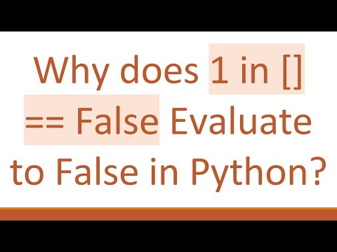 Why does 1 in [] == False Evaluate to False in Python?