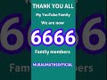 Thanks to My YouTube Family! π