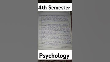Psychology Practical file|4th semester #youtubeshorts #notes #motivation #like #shorts #file #views
