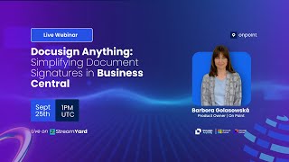 Docusign Anything: Simplifying Document Signatures in Business Central