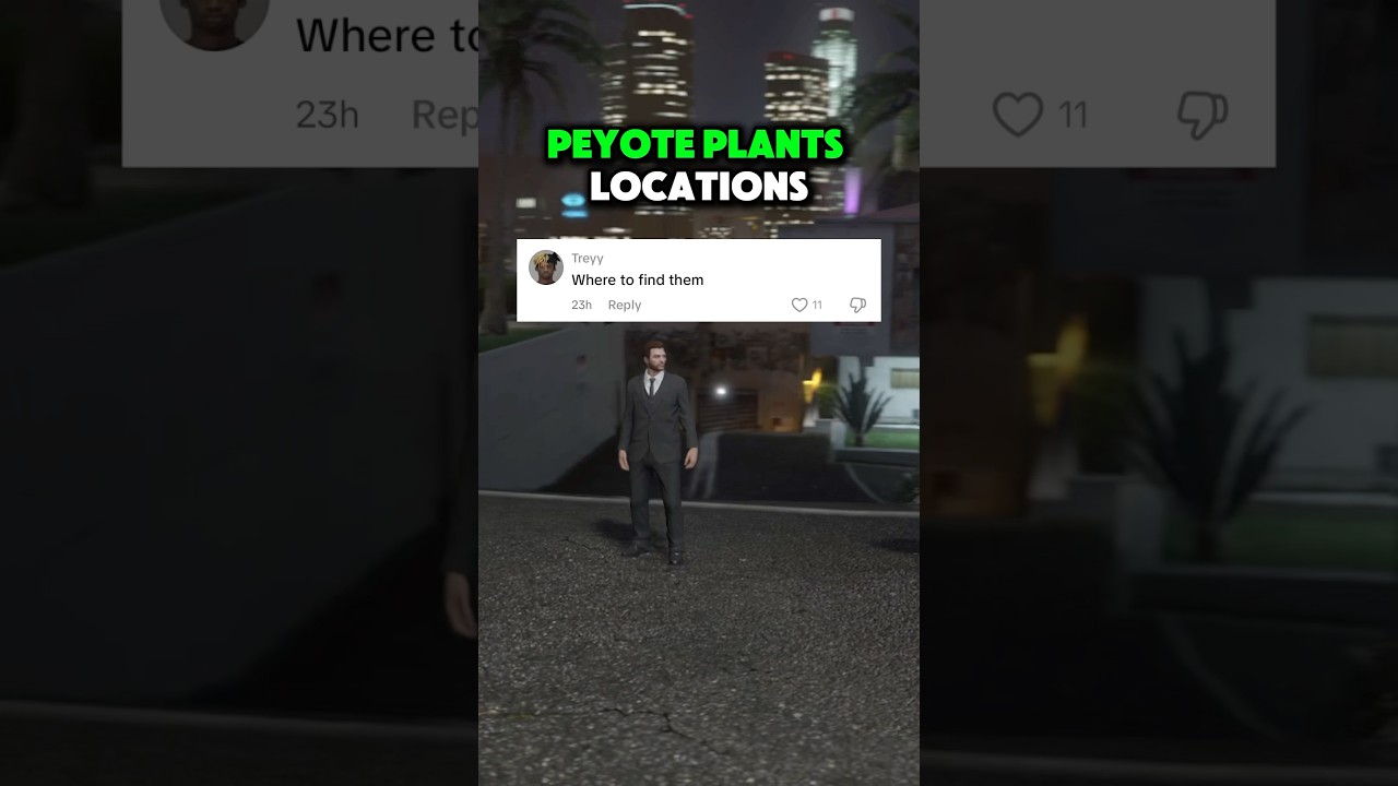 Peyote Plant Locations in GTA Online‼️ #gtav #gta5online