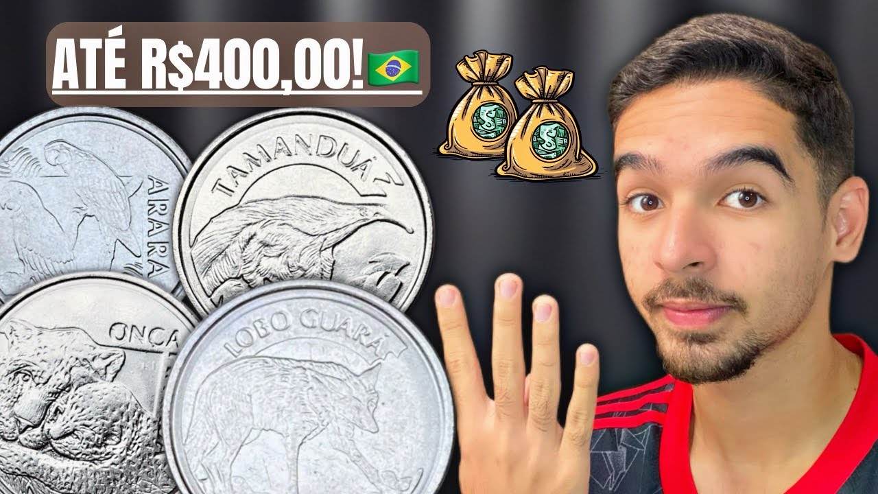 AS MOEDAS DA FAUNA BRASILEIRA - CRUZEIRO REAL 1993/94 PODEM VALER MUTO!!!