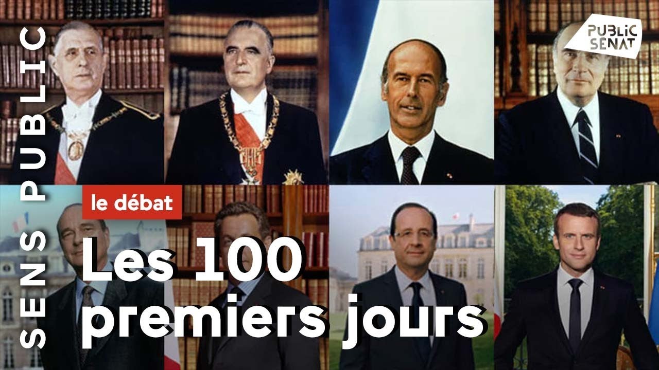Les 100 premiers jours des présidents de la Vème République - YouTube