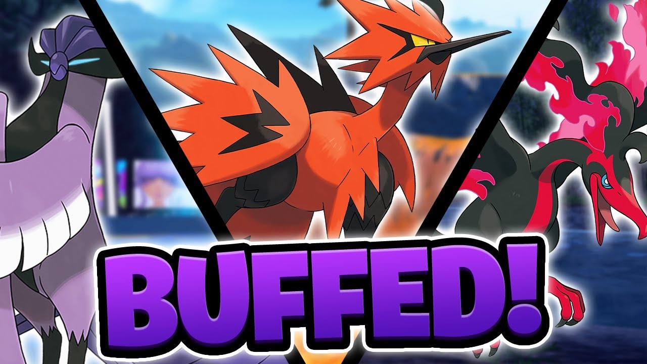 How To BUFF Every Galar Regional Pokémon - YouTube