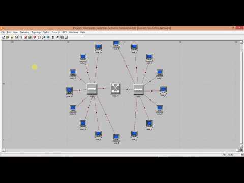 Riverbed Opnet 17.5  Tutorial - Switched Lan