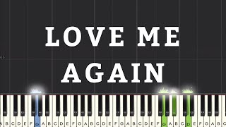 John Newman - Love Me Again Piano Tutorial | Medium