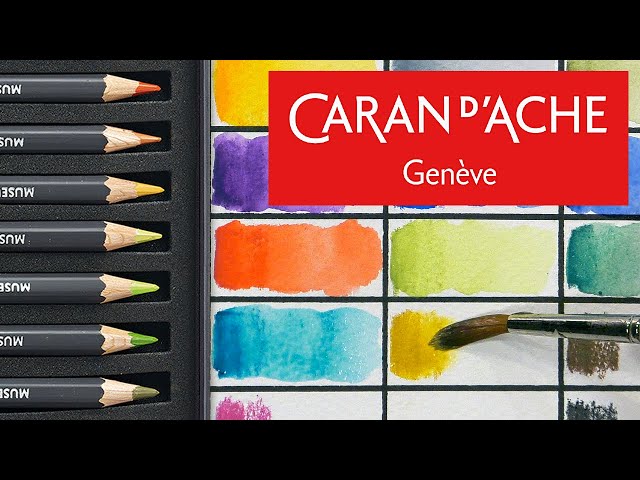 Caran d'Ache Museum Aquarelle Landscape Watercolor Pencils Set Of 12  3510.312