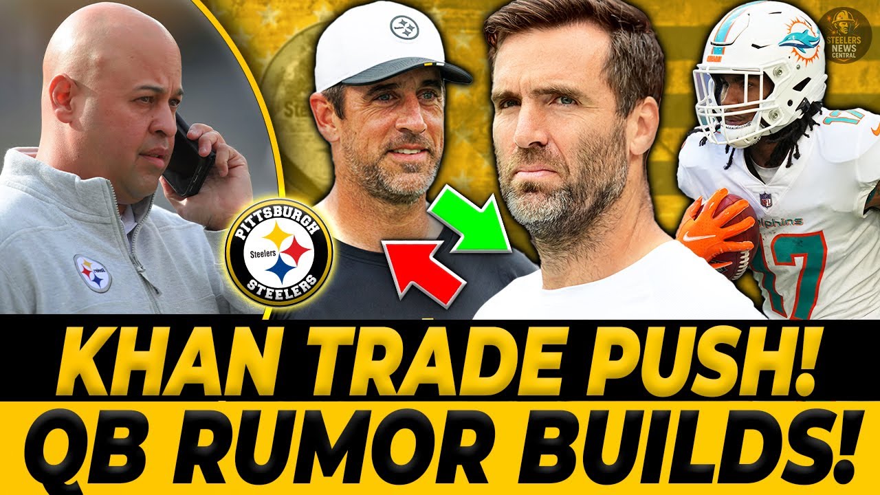 BLOCKBUSTER! KHAN IN TALKS TO LAND $84M WR AS STEELERS MIGHT CONSIDER EXPERIENCED QB ADDITION!