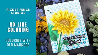 NoLine Coloring with OLO's and Color Pencils | Picket Fence Studios
