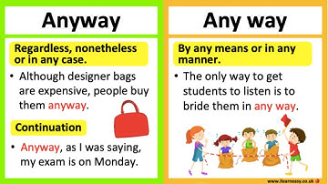 ANYWAY vs ANY WAY 🤔 | What