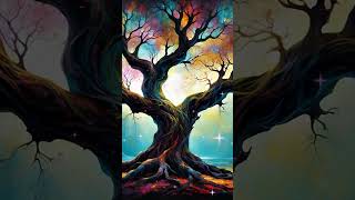 Magical Tree Energy 🌈🌳 |Trust the Universe #SpiritualGrowth #positivevibes#UniverseEnergy#selfgrowth