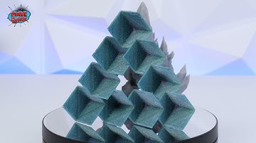 Top Illusion 3D printing Timelapse 3D Print By Made In Space