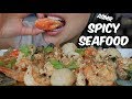 ASMR Thai Spicy SEAFOOD BOIL (EATING SOUNDS) NO TALKING | SAS-ASMR