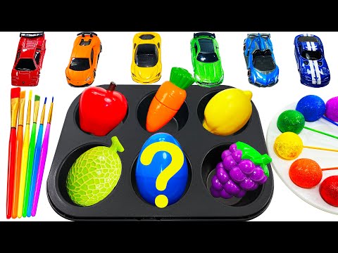❤️Satisfying Video | How To Make Rainbow 6 BIG Fruits From TOMICA Rainbow <strong>Lollipop</strong> Candy &amp;amp; Cutting