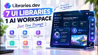 Build a Futuristic AI Dashboard with 7 UI Libraries using Libraries.dev