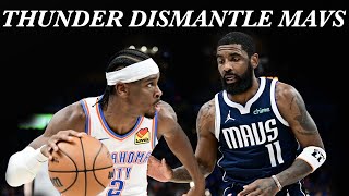 The Thunder Dismantle Mavs in Game 1