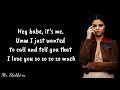 Selena Gomez - Love Will Remember Lyrics (Mr. Stubborn)