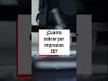 ¿Cuánto cobrar por impresión 3D? 💰🖨️ Calcula el precio fácil y rápido #Impresión3D #3DPrinting