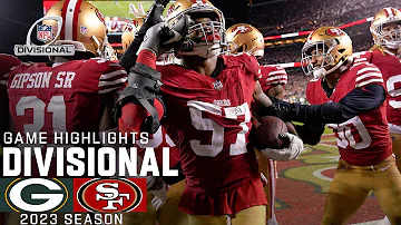 Green Bay Packers vs. San Francisco 49ers Game Highlights | NFL 2023 Divisional Round