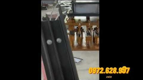 Máy đột 8 dao ke vĩnh cửu nhôm Xingfa nhập khẩu giá rẻ.