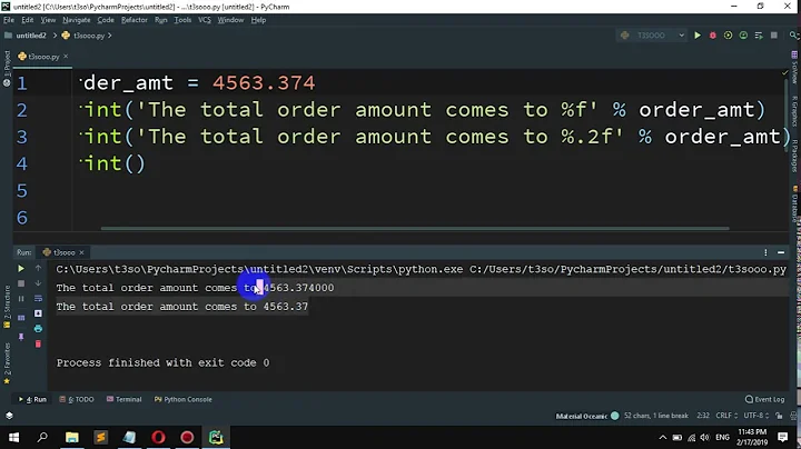 How to Display a float with two decimal places in Python