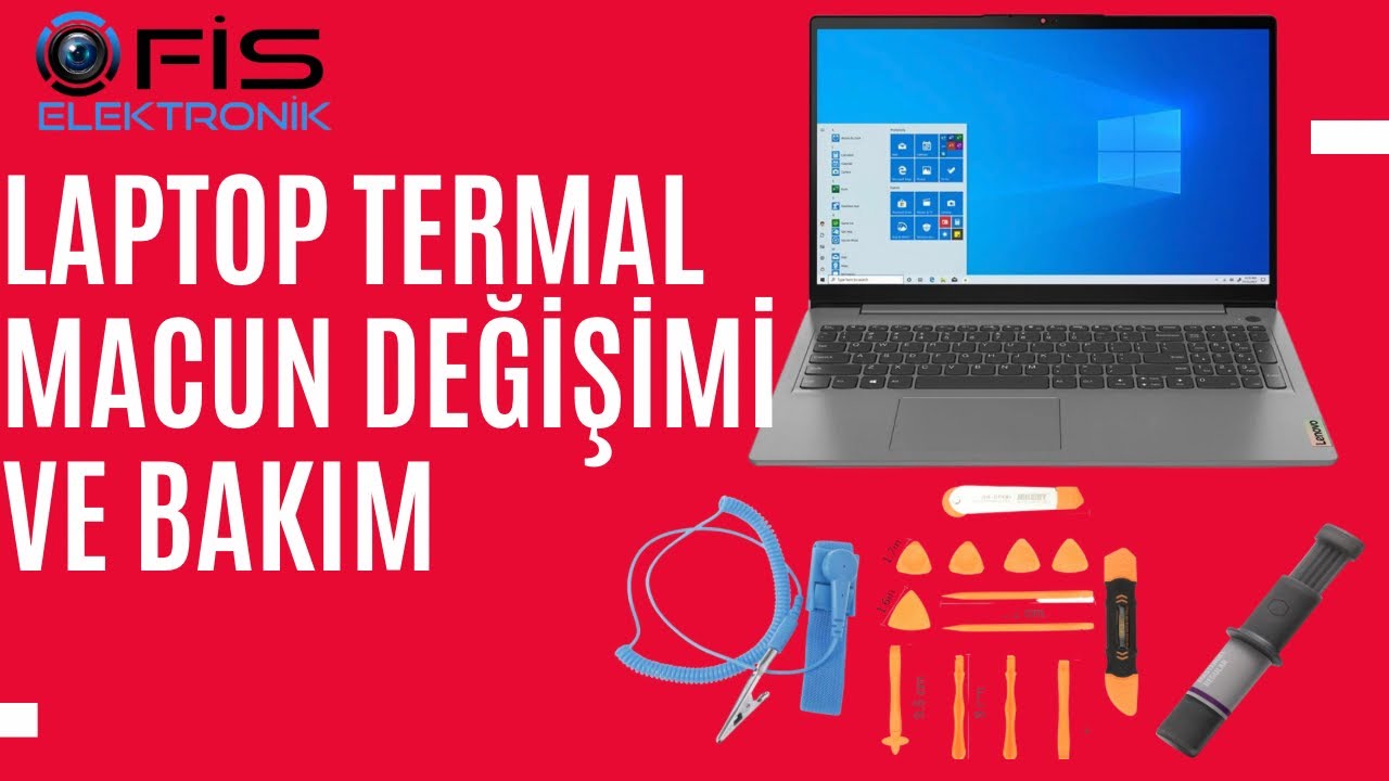 laptop dizüstü bilgisayar termal macun değişimi ve bakım ( lenovo z50-70 )