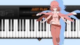 Renai Circulation - Bakemonogatari | EASY [ Virtual Piano Sheet ]
