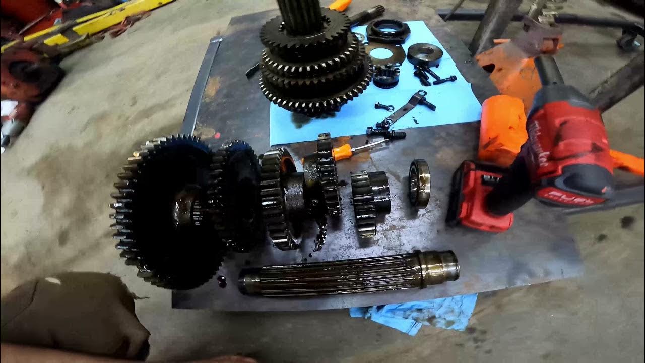How to Disassemble a Transmission on the Farmall 300 part 7 YouTube