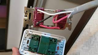 Installing Japan Panasonic electrical outlet timer